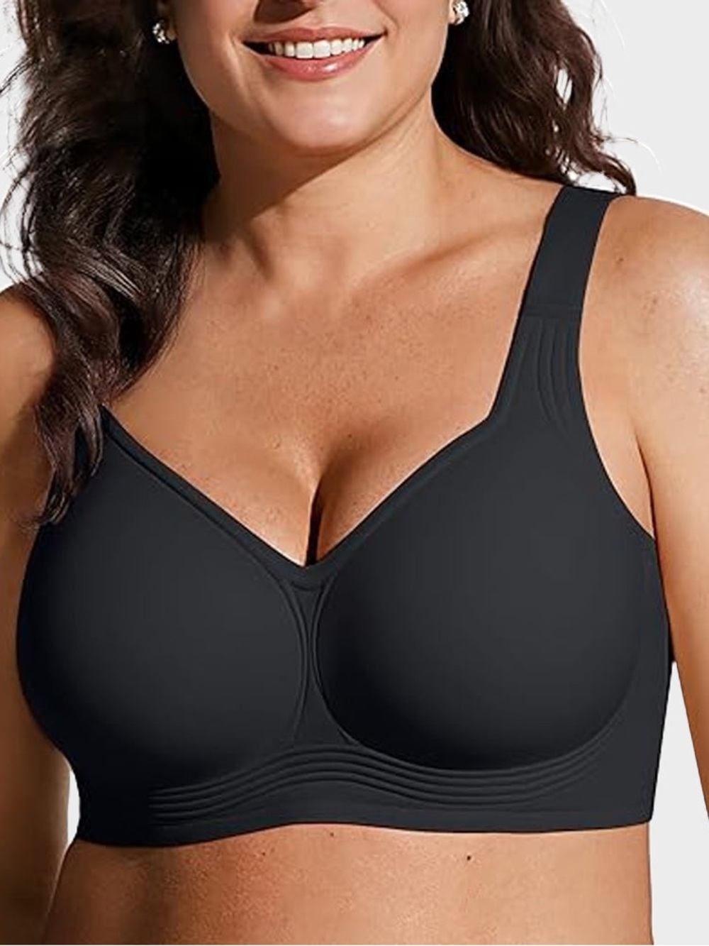 Comfortable Wireless Full Coverage Jelly Smoothing Bra